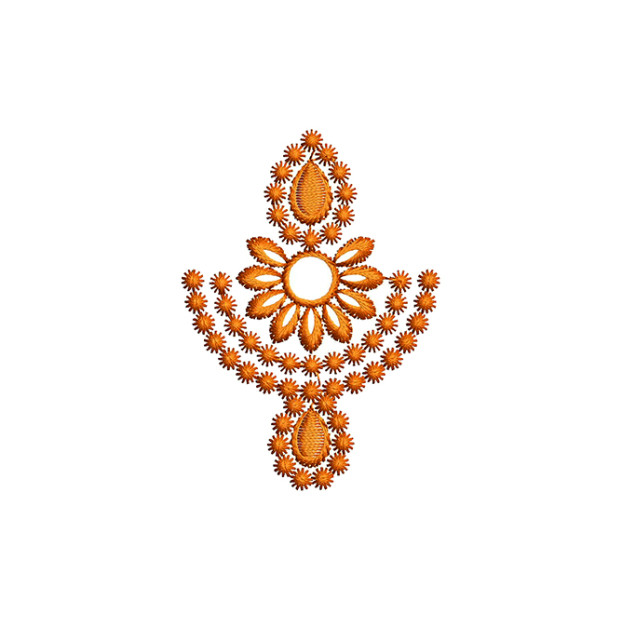 Bouffant Skirts Embroidery Design