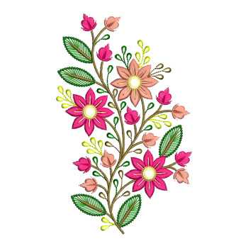 Brazilian Flower Embroidery