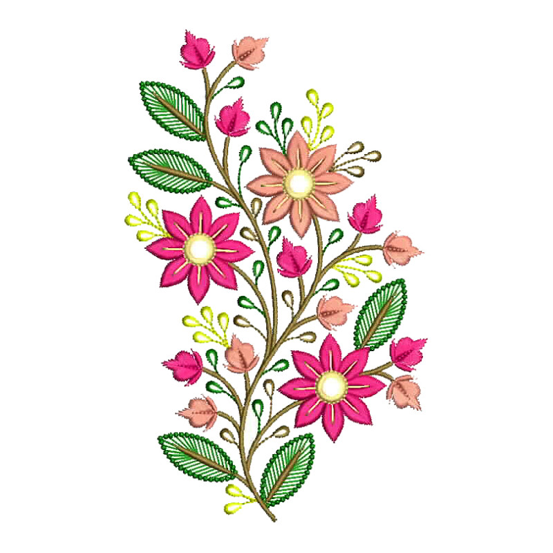 Brazilian Flower Embroidery