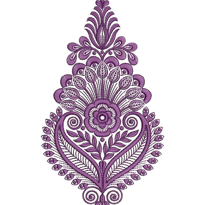 Bridal Lehenga Embroidery Patch