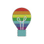 Bulb Autism Embroidery Design