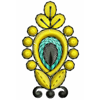 Butta Embroidery Design 25562