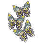Butterfly Applique Embroidery Design 25059