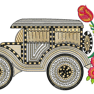 Car Embroidery For Kids Clothes