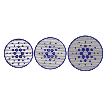Cardano Ada Crypto Coin Embroidery Design