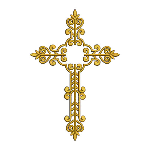 Catholic Cross Embroidery