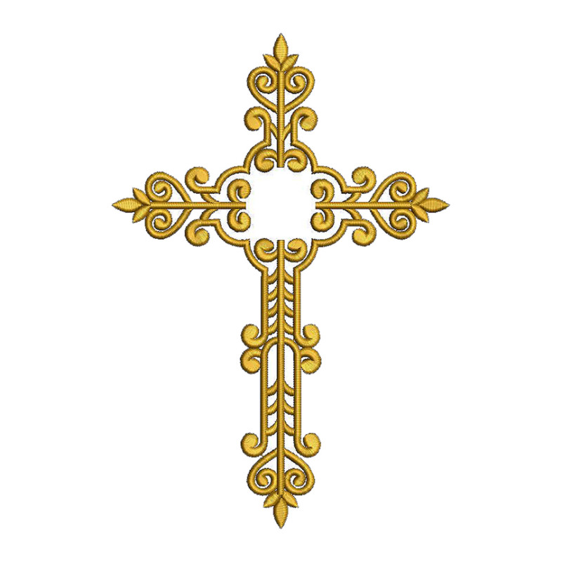 Catholic Cross Embroidery