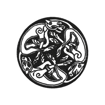 Celtic Dragon Embroidery