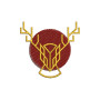 Celtic Dear Head Logo Embroidery