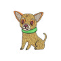 Chihuahua Embroidery Design