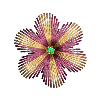 Chikan Butti Embroidery