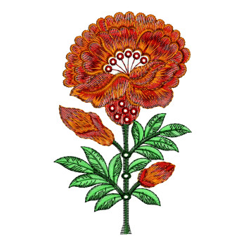 Chrysanthemum Embroidery Pattern