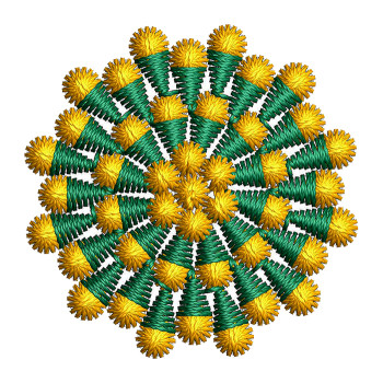 Circle Embroidery Pattern