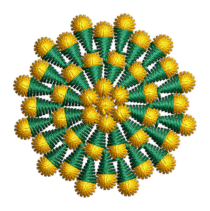 Circle Embroidery Pattern