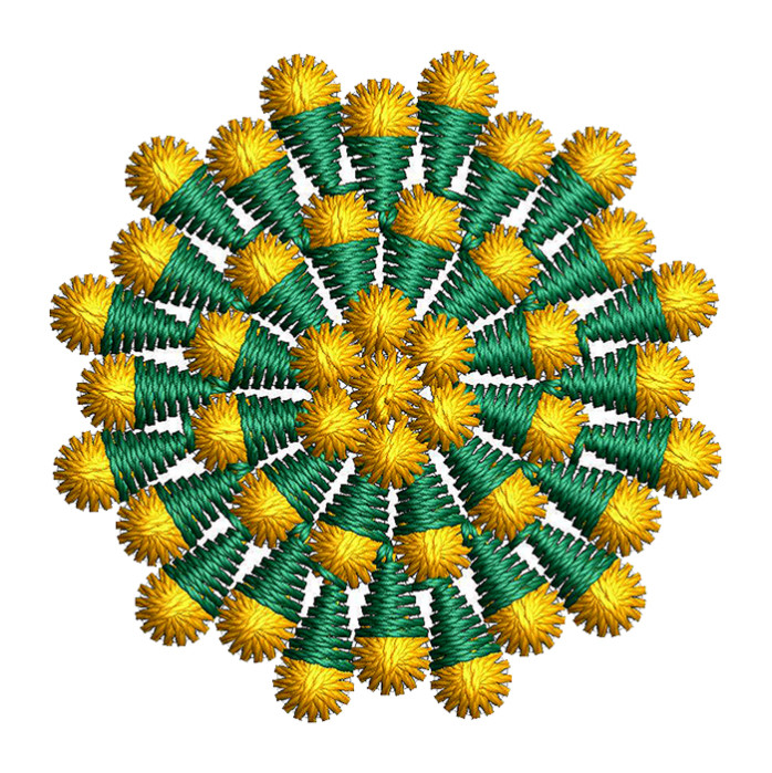 Circle Embroidery Pattern