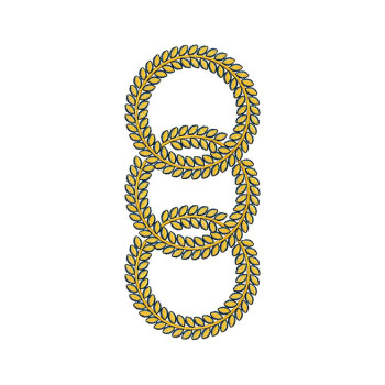 Circle Knot Embroidery Design