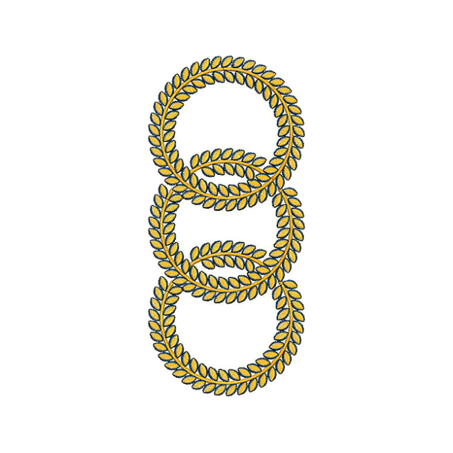 Circle Knot Embroidery Design