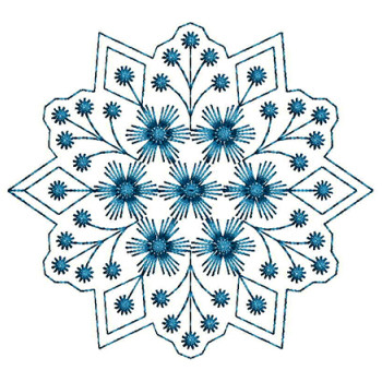 Circle Motif Embroidery Applique