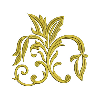 Classical Baroque Ornament Embroidery