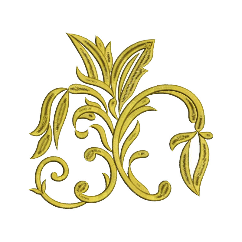 Classical Baroque Ornament Embroidery