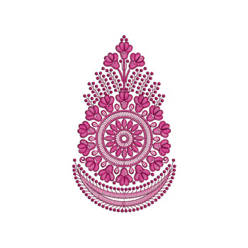 Single Colour Patch Embroidery For Kurtis