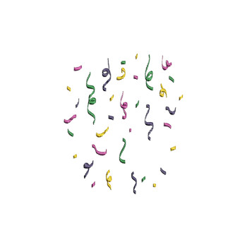 Confetti Embroidery For Tank Top