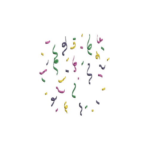 Confetti Embroidery For Tank Top