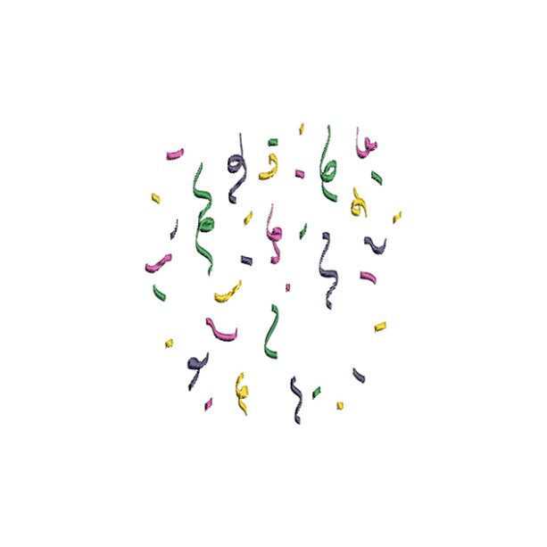 Confetti Embroidery For Tank Top