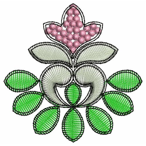 Cording Purse Butta Embroidery Design 25502