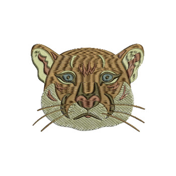 Cougar Embroidery Design