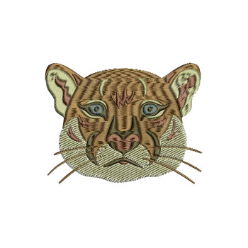 Cougar Embroidery Design