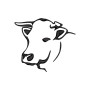 Cow Head Embroidery Design