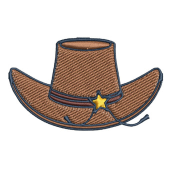 Cowboy Hat Embroidery Design
