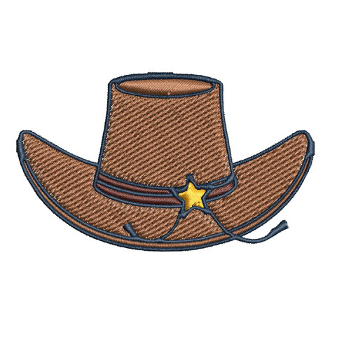Cowboy Hat Embroidery Design