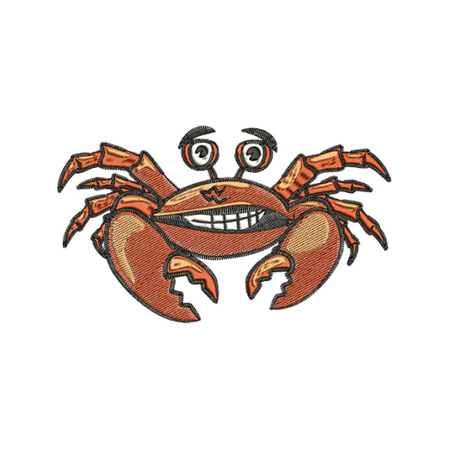 Crab Embroidery Pattern