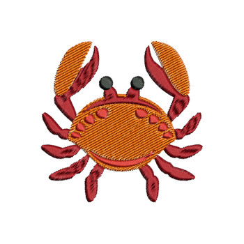 Lobster Embroidery Design