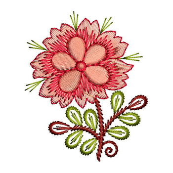 Creative Embroidery Flower Design