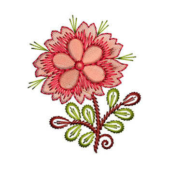 Creative Embroidery Flower Design
