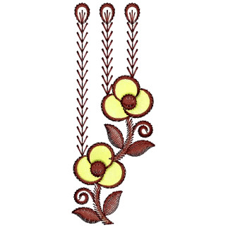 Crochet Applique Machine Applique Design 25854