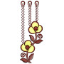 Crochet Applique Machine Applique Design 25854