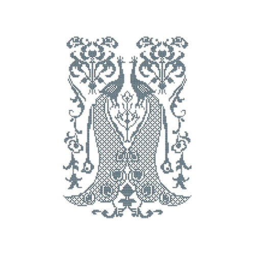 Cross Stich Embroidery Design For Curtain