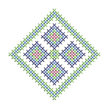 Cross Stitch Embroidery For Pillow