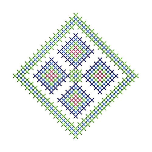 Cross Stitch Embroidery For Pillow