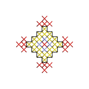 Cross Stitch Embroidery For Socks