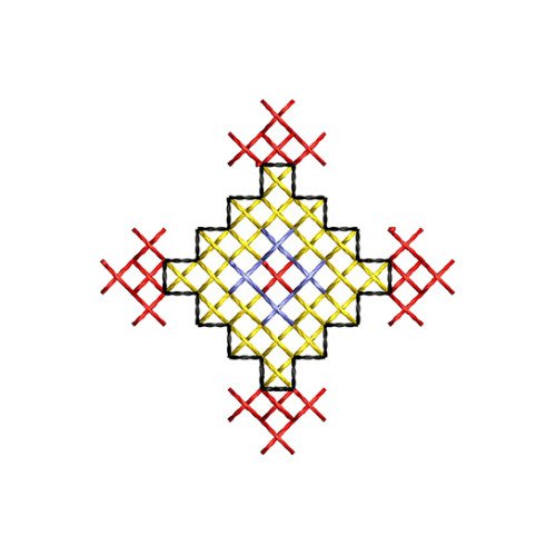 Cross Stitch Embroidery For Socks