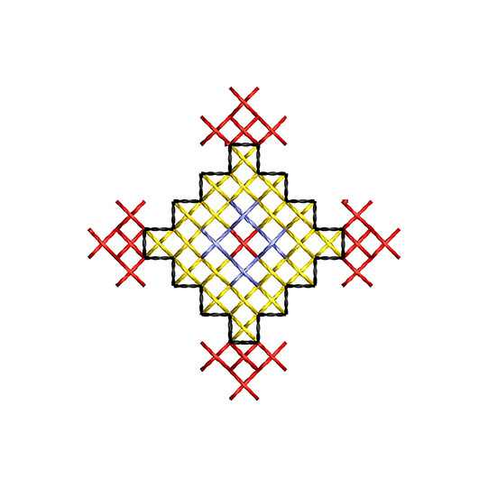 Cross Stitch Embroidery For Socks