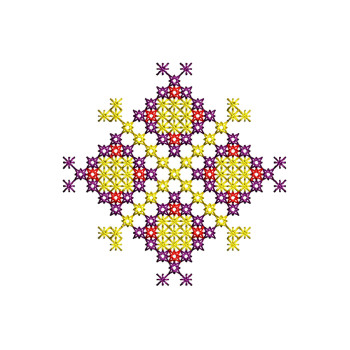 Cross Stitch Machine Embroidery Design