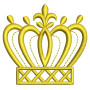 Crown Machine Embroidery Design
