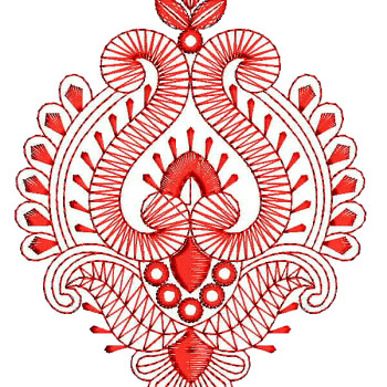 Cushion Cover Applique Embroidery Design 25722