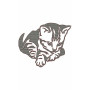 Cat Embroidery Design 24605